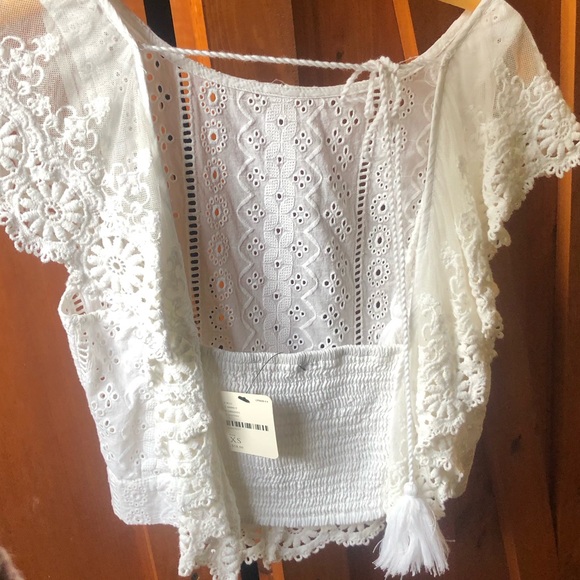 Free People The Real Love Top White XS NWT - Picture 2 of 6